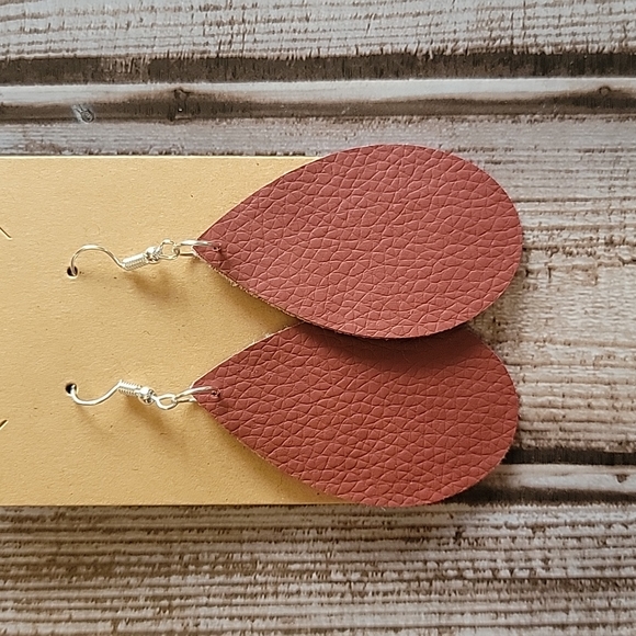 Handmade Faux Leather Earrings Bundle - Picture 11 of 14